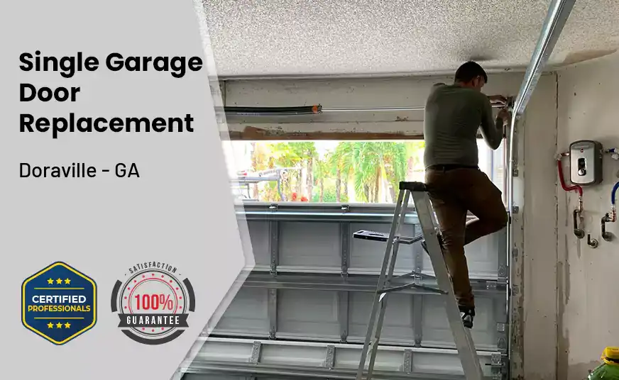 Single Garage Door Replacement Doraville - GA 