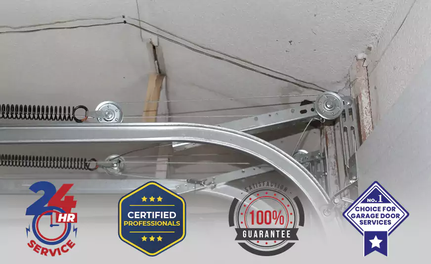 Overhead Garage Door Pulley Cable Replacement in Kennesaw, GA