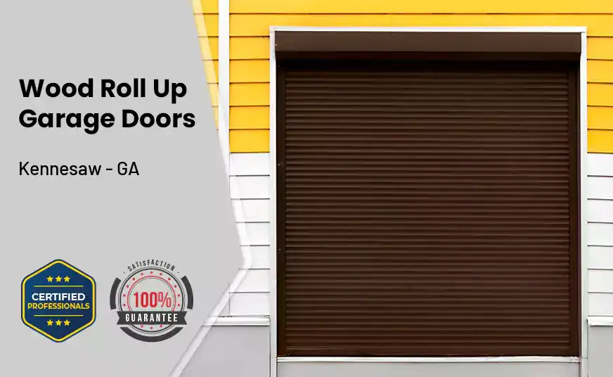 Wood Roll Up Garage Doors Kennesaw - GA 