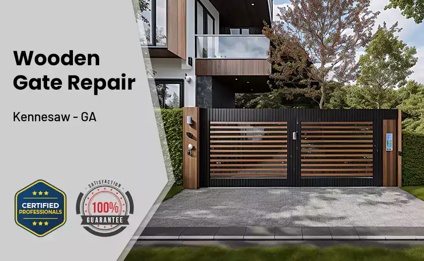 Wooden Gate Repair Kennesaw - GA 