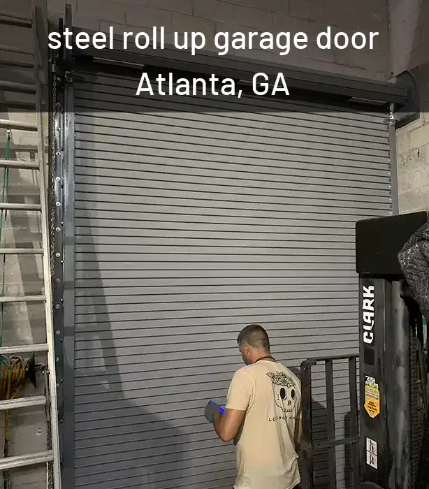  steel roll up garage door Atlanta, GA