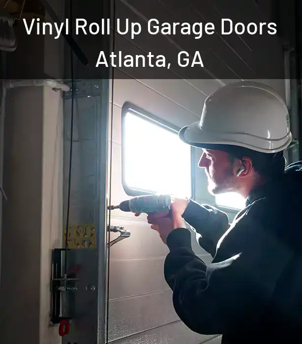  Vinyl Roll Up Garage Doors Atlanta, GA
